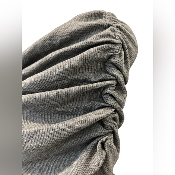 🆕 🩶 NWT MELLODAY “Marilyn’s” Off-the-Shoulder Sweater | Soft Gray | Women’s M - Picture 4 of 10